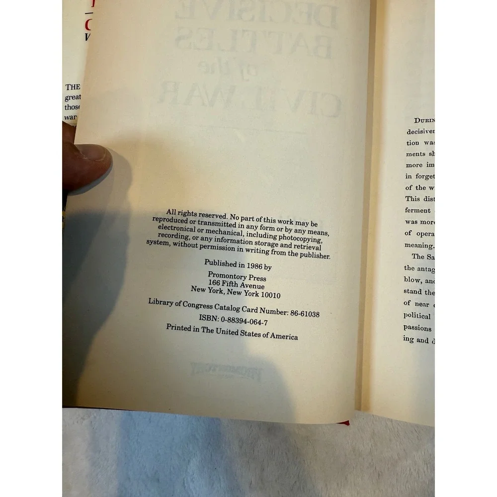 Decisive Battles of the Civil War William Swinton Hardcover 1986 History Book